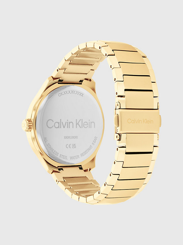 gold watch - ck define for men calvin klein