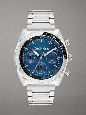 silver watch - ck flex for men calvin klein