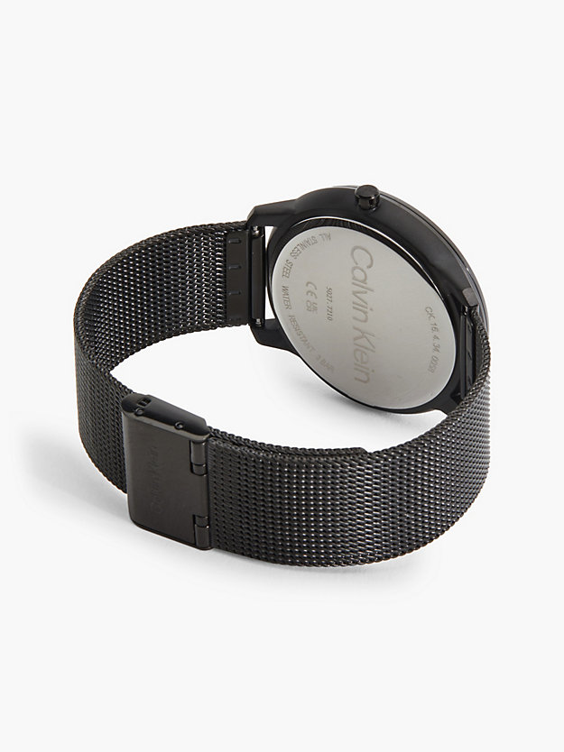 BLACK Armbanduhr - Iconic Mesh für Unisex CALVIN KLEIN