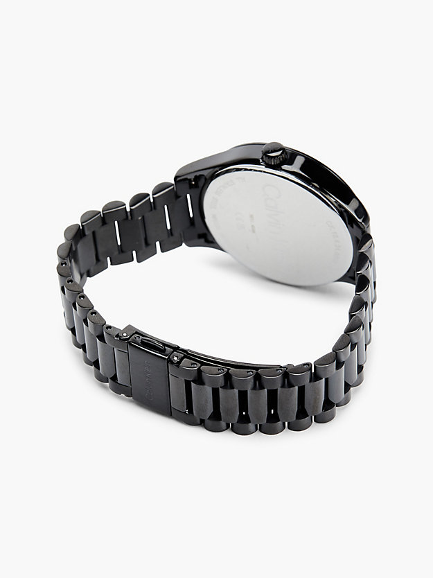 montre - iconic bracelet black pour unisex calvin klein