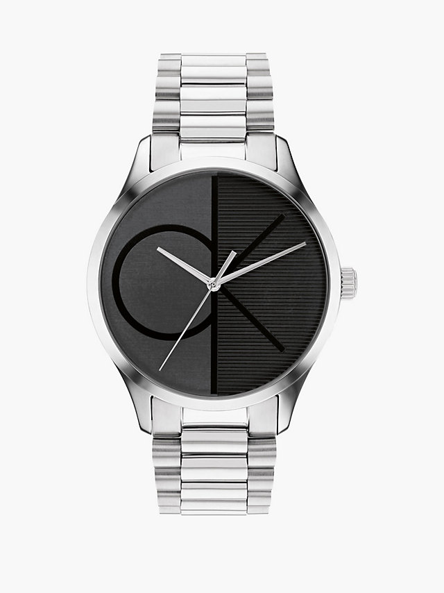 Silver Horloge - Iconic undefined unisex Calvin Klein