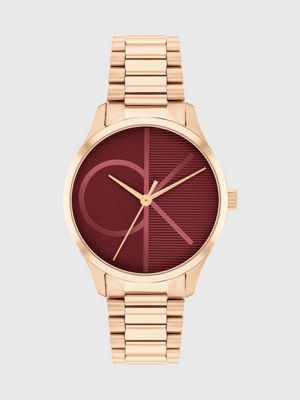 Montre Femme Calvin Klein - Collection Sculptural Twisted Bezel - Style  Tendance - Réf. 25200095