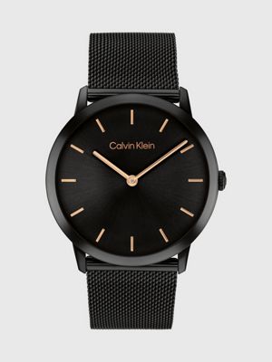  Calvin Klein Men'sQuartz Ionic Plated Black Steel Case and Link  Bracelet Watch, Color: Black (Model: 25200205) : Clothing, Shoes & Jewelry