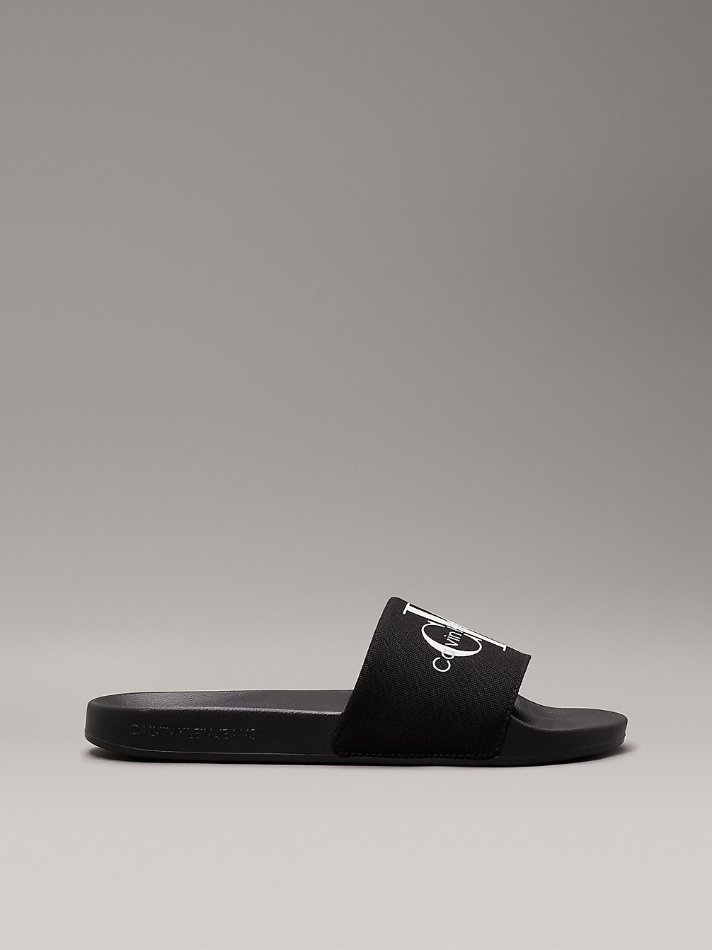 BLACK Recycelte Canvas-Slippers undefined Herren Calvin Klein