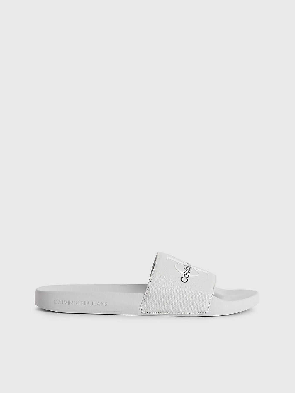 OYSTER MUSHROOM Recycled Canvas Sliders undefined men Calvin Klein