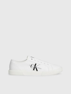 Calvin klein trainers on sale mens white