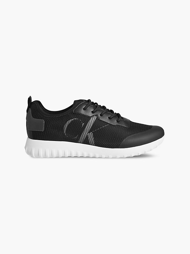 Black Recycled Trainers undefined men Calvin Klein