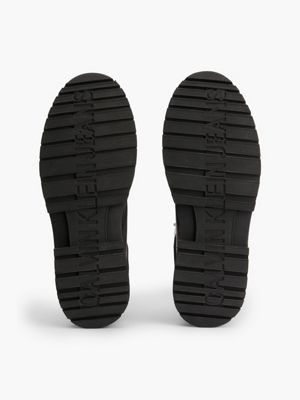 BLACK Botas de piel de hombre CALVIN KLEIN JEANS