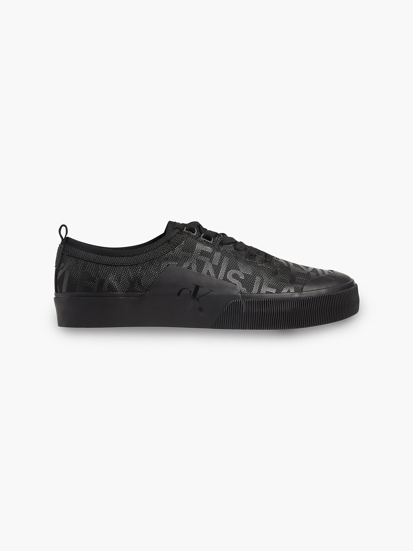 Triple Black Recycled Logo Trainers undefined men Calvin Klein