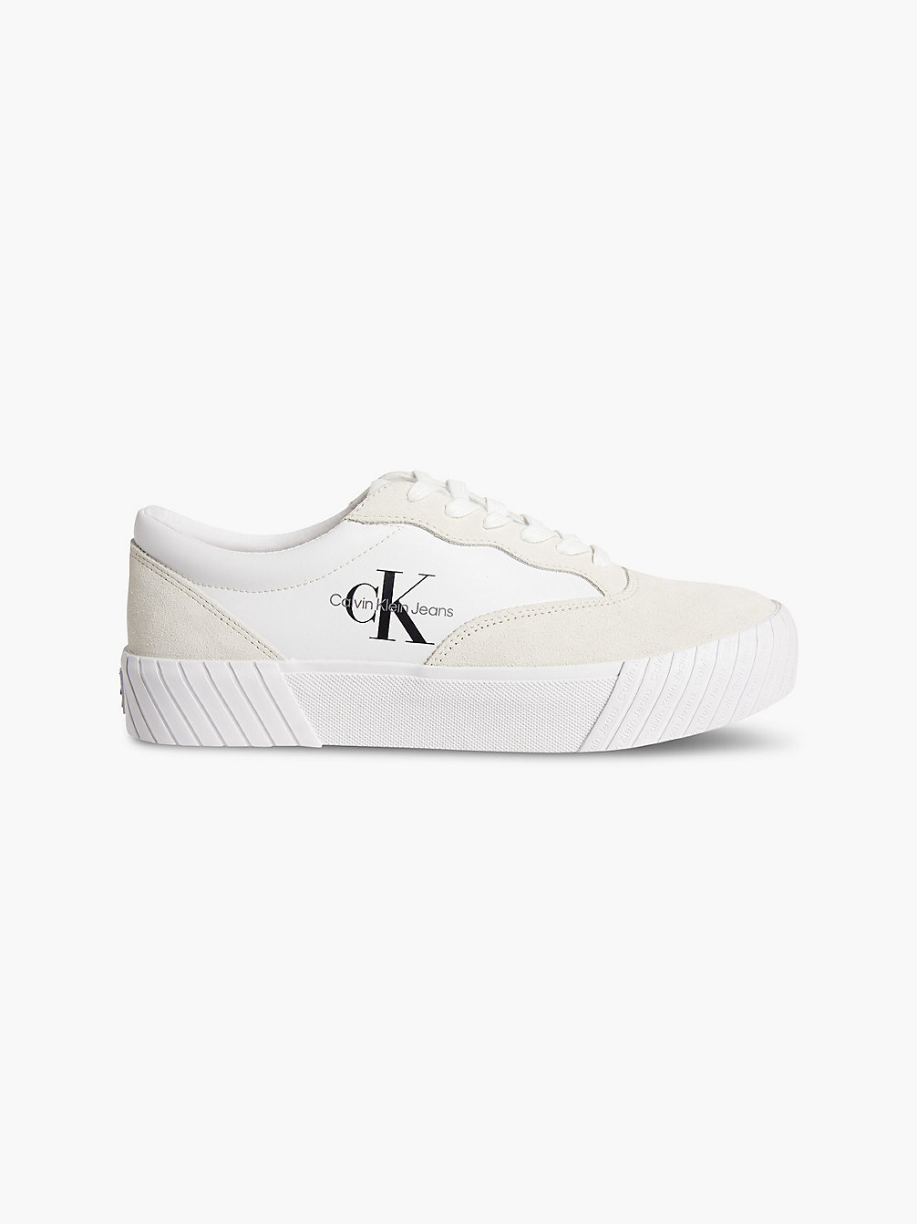 BRIGHT WHITE > Leder-Sneakers > undefined Herren - Calvin Klein