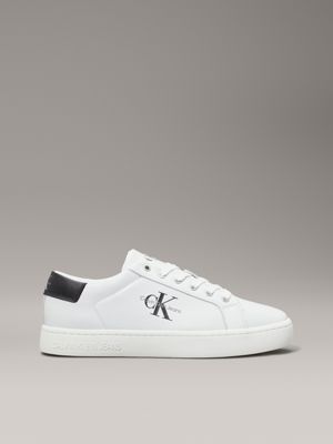 Calvin klein white hot sale shoes men