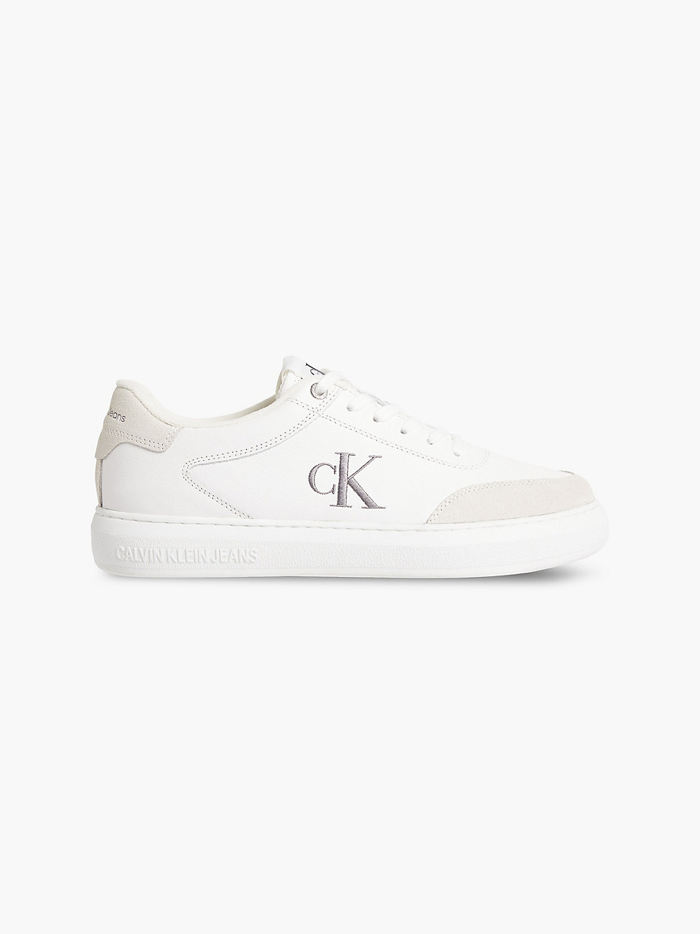 TRIPLE WHITE Leder-Sneakers undefined Herren Calvin Klein