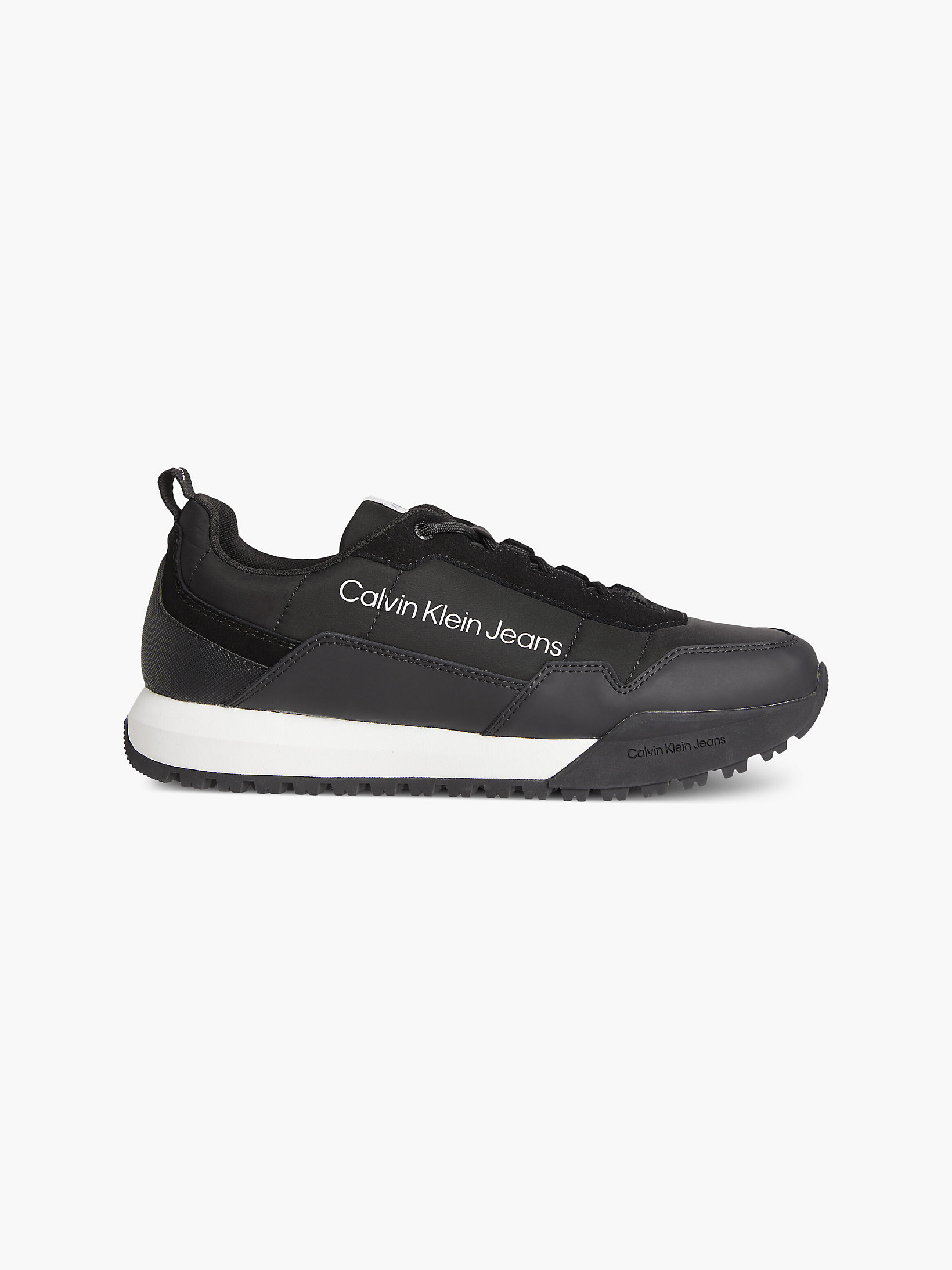 Black Recycled Trainers undefined men Calvin Klein