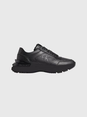  chunky leren sneakers voor heren - calvin klein jeans