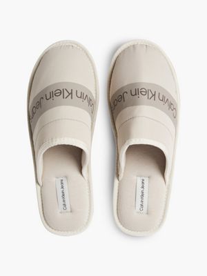 EGGSHELL Chaussons En Sergé Recyclé undefined hommes Calvin Klein