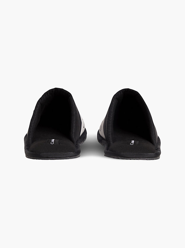 BLACK Recycled Twill Slippers for men CALVIN KLEIN JEANS