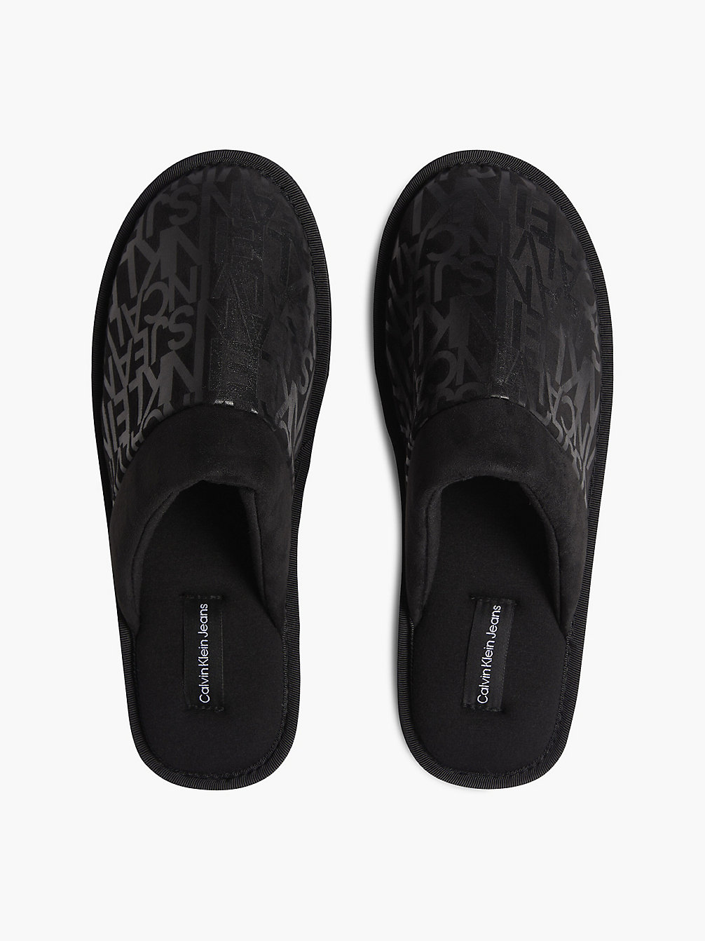 BLACK Chaussons Recyclés undefined hommes Calvin Klein