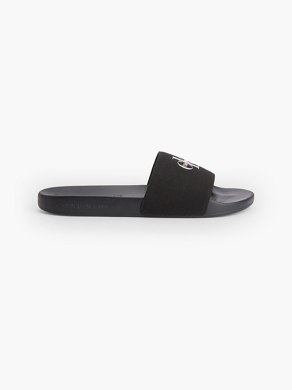 BLACK Recycelte Canvas-Slippers - Pride undefined Herren Calvin Klein