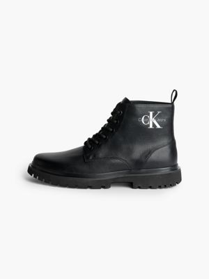 calvin klein boots black