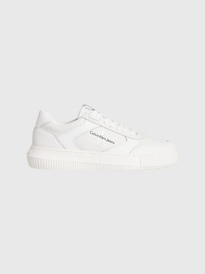 calvin klein white chunky trainers