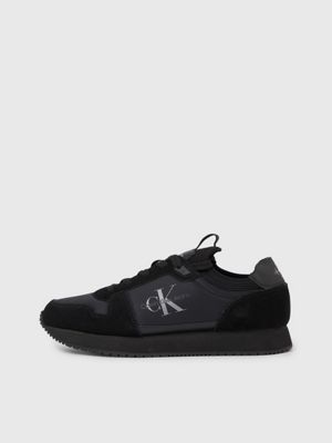 TRIPLE BLACK Buty sportowe z zamszu dla Mężczyźni CALVIN KLEIN JEANS