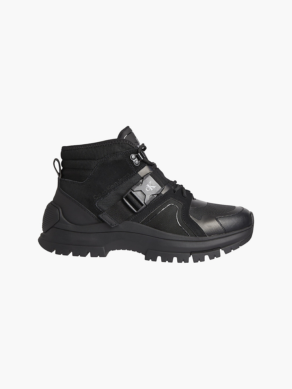 BLACK Recycled Hybrid Hiking Boots undefined men Calvin Klein