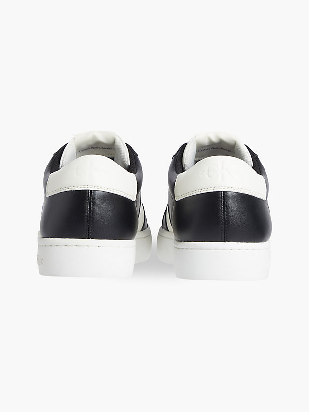 BLACK/IVORY Sneakers aus recyceltem Leder für Herren CALVIN KLEIN JEANS