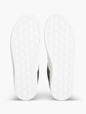 BLACK/IVORY Sneakers aus recyceltem Leder für Herren CALVIN KLEIN JEANS