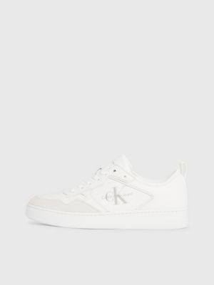 Calvin klein hot sale white sneakers