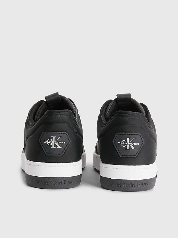 BLACK Leather Trainers for men CALVIN KLEIN JEANS