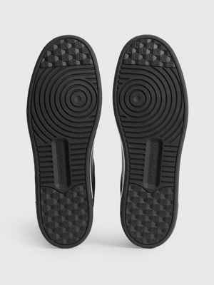 BLACK Leather Trainers for men CALVIN KLEIN JEANS