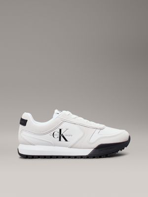 white suede trainers for men calvin klein jeans