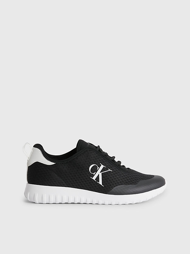 BLACK Recycled Mesh Trainers for men CALVIN KLEIN JEANS