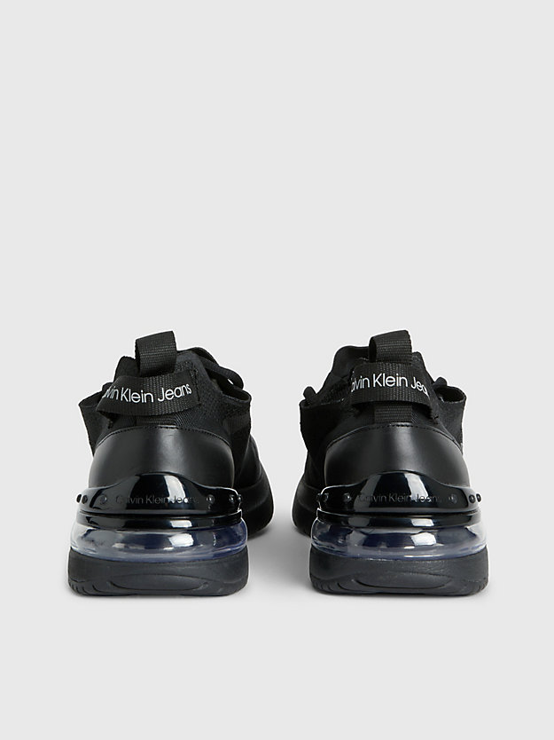 TRIPLE BLACK Recycelte Strick-Sneakers für Herren CALVIN KLEIN JEANS
