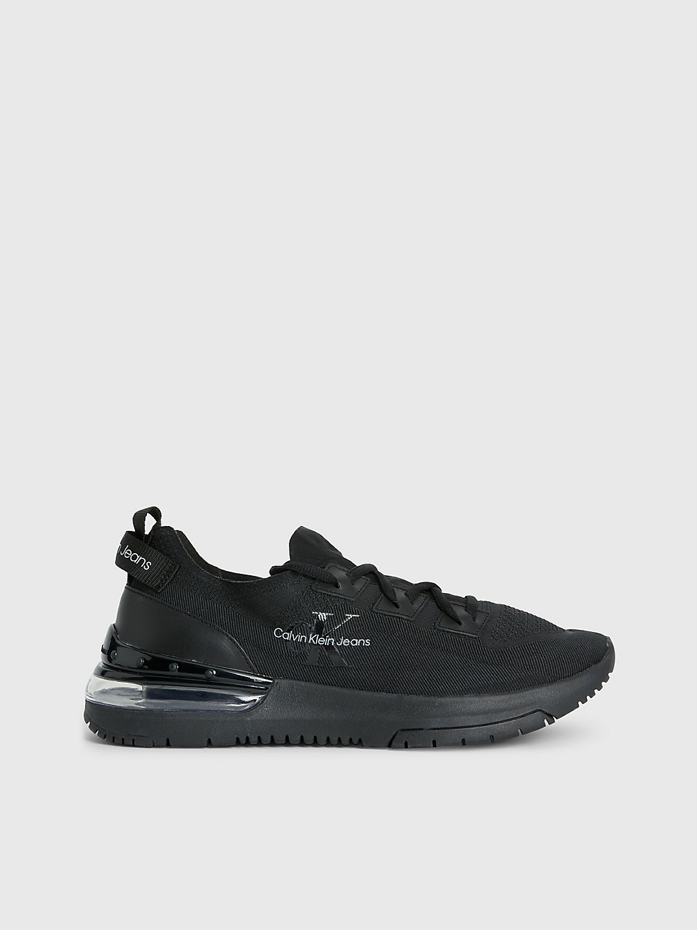 TRIPLE BLACK Recycled Knit Trainers undefined men Calvin Klein