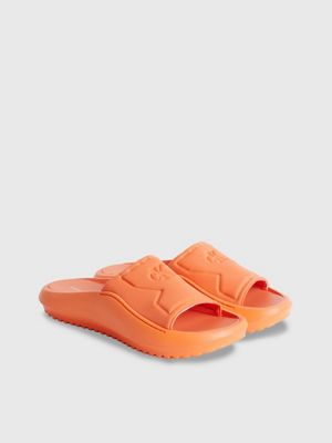 Calvin klein sliders online orange