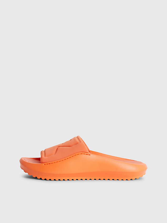 orange recycelte hybrid-slippers für herren - calvin klein jeans