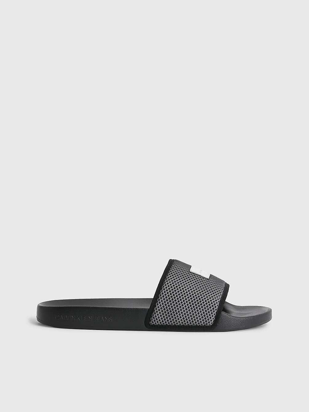 BLACK > Slippers Aus Recyceltem Material > undefined Herren - Calvin Klein