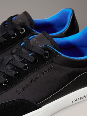 black/imperial blu trainers for men calvin klein jeans