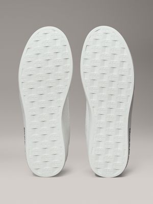 creamy white/white/firecracker trainers for men calvin klein jeans
