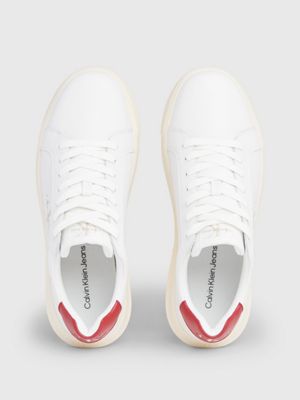 White trainers calvin best sale klein