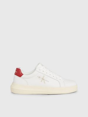 Zapatillas blancas calvin klein hombre hot sale