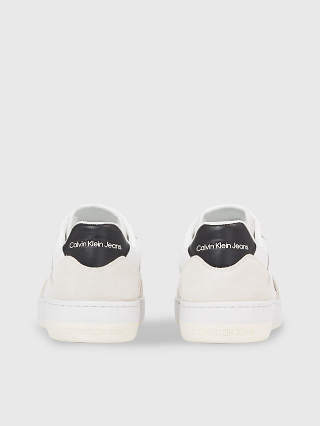 white suede trainers for men calvin klein jeans