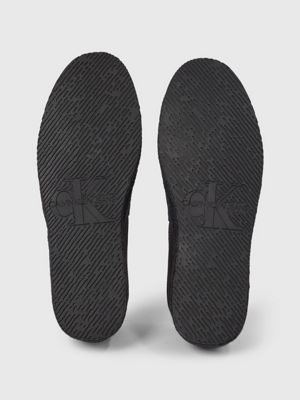 BLACK Espadrilles en toile recyclée for hommes CALVIN KLEIN JEANS