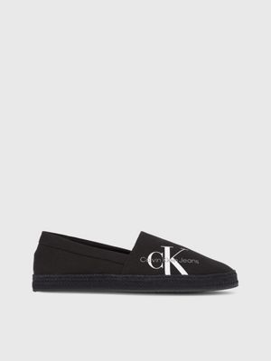 Calvin klein genna 2024 canvas espadrille white shoes