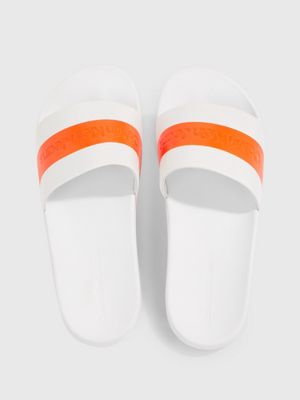 Orange calvin klein clearance sliders