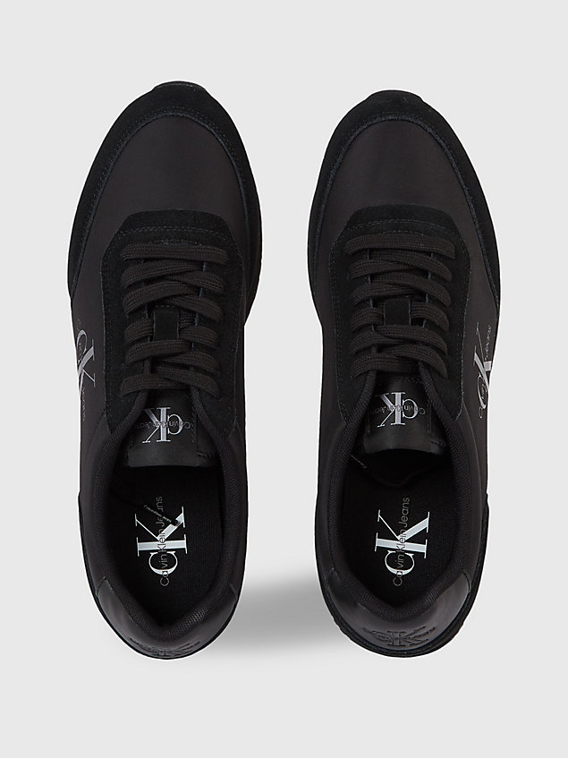black logo sneakers voor heren - calvin klein jeans