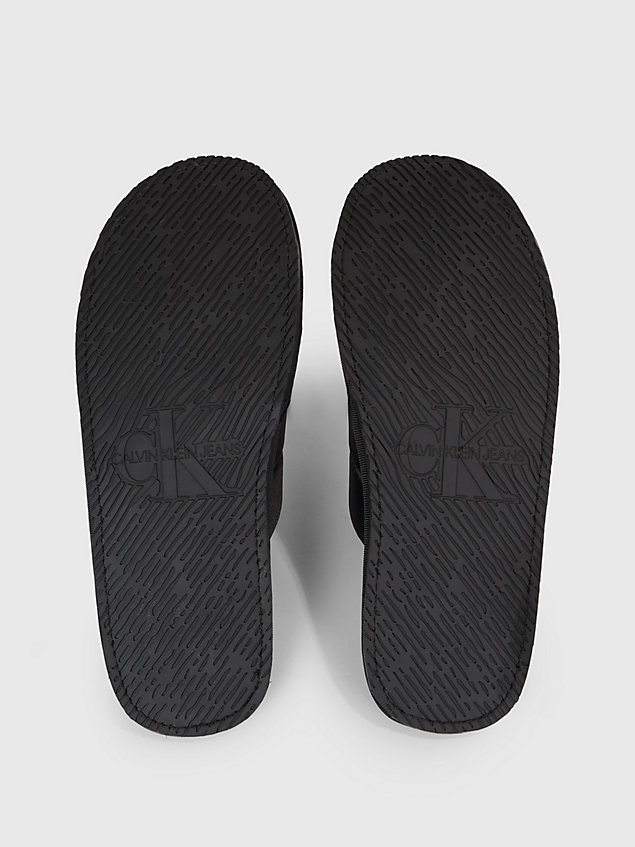 black slippers voor heren - calvin klein jeans