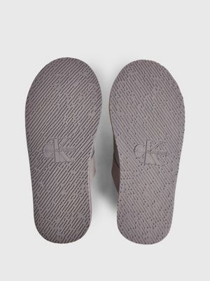 Calvin klein leather outlet sliders