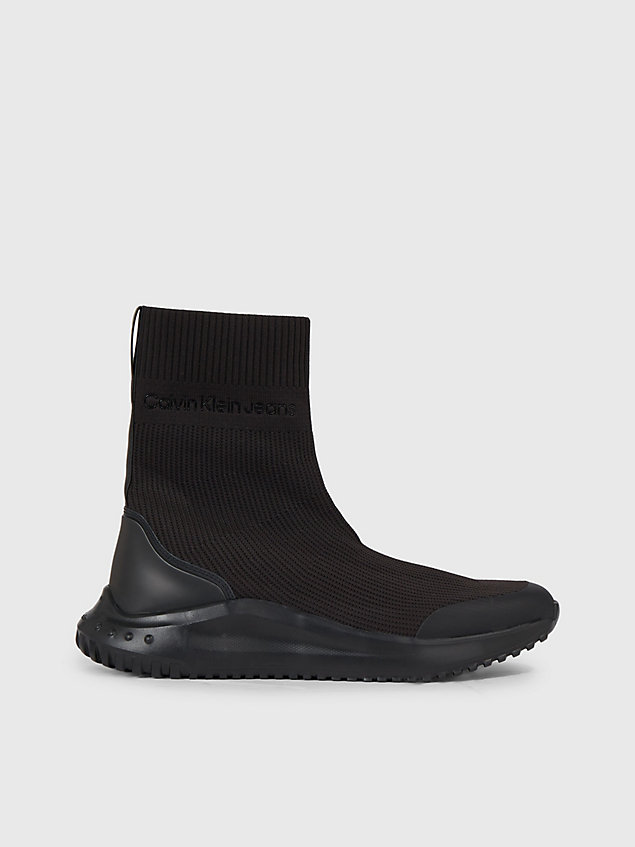 black high-top sock trainers for men calvin klein jeans